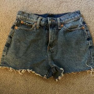 Pink denim shorts size 24